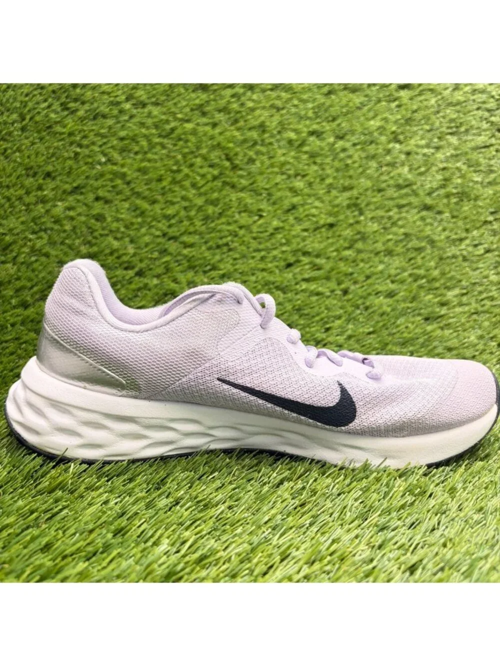 Nike Revolution 6 Girls Size 7Y Purple Black Running Athletic Shoes Sneakers